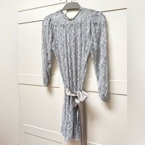 Adult Dance Costume Size XS Lace Overlay Dress & Leotard, Ice Skating, NEW